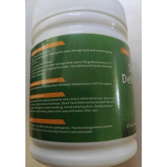 ZOXY STOCK TANK DEFENSE TABLETS, 17.6 Oz. , Exp. 02/27 - Picture 4 of 4